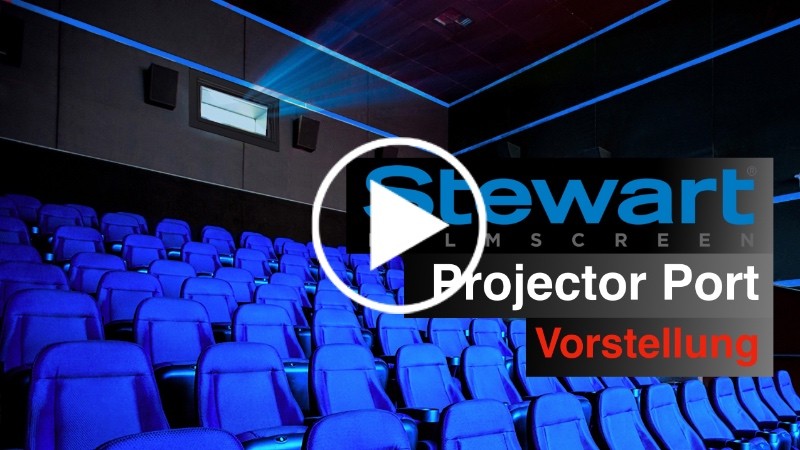 Stewart Filmscreen - Projector Port